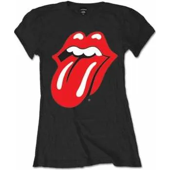 Pánské tričko Merch The Rolling Stones: Dámské Tričko Classic Tongue M 2016