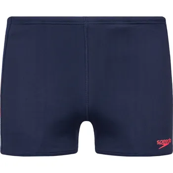 Boxerky Pánské plavkové boxerky Speedo Tech Panel Aquashort navy/orange 30