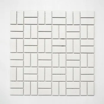 Obklad Keramická mozaika WzorcowniaStudio 29,8 x 29,8 cm bílá