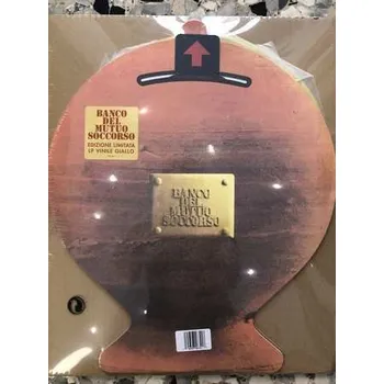 Zahraniční hudba LP Banco Del Mutuo Soccorso: Banco Del Mutuo Soccorso LTD | CLR 2020 Yellow Shaped Die Cut Cover Vinyl Limited Edition