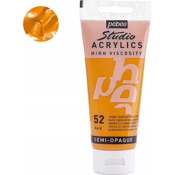 Výtvarná barva Akrylové barvy Pebeo oranžová 1 ks 100 ml