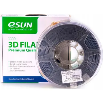 Filament ESun ABS Filament šedý, papírová cívka, 1.75mm, 1kg
