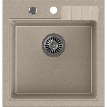 Granitový dřez Jednodřez Quadron Peter 110 granitový béžový