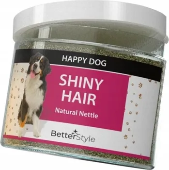 Kosmetika pro psa BETTERSTYLE Happy Dog doplněk stravy s kopřivou pro srst a vitalitu psa