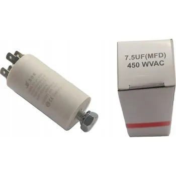 Kondenzátor STARTovací KONDENZÁTOR PRO MOTOR LEDNIČKY 7,5 UF 450V