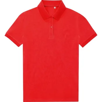 B&C Polokošile B&C My Eco Polo 65/35 women, krátký rukáv, dámská COT01W46500403-red L Červená