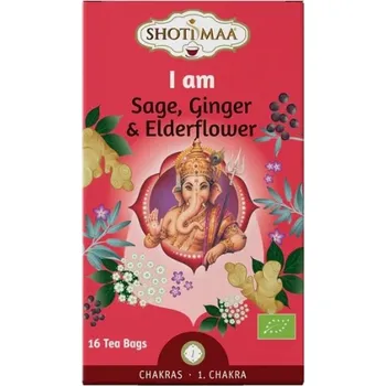 Čaj ShotiMaa BIO Shoti Maa Já jsem 1. čakra 16 x 2 g