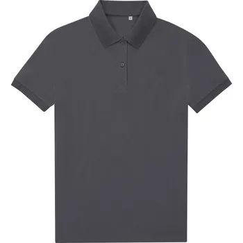 B&C Polokošile B&C My Eco Polo 65/35 women, krátký rukáv, dámská COT01W46567001-dark grey S Šedá tmavá