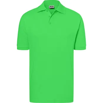 Pánské tričko James & Nicholson Polokošile JN 70, krátký rukáv COT02007004213-lime green 3XL Zelená lime