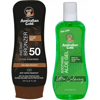 Přípravek na opalování Australian Gold Opalovací balzám SPF50 + Aloe Vera po opalování