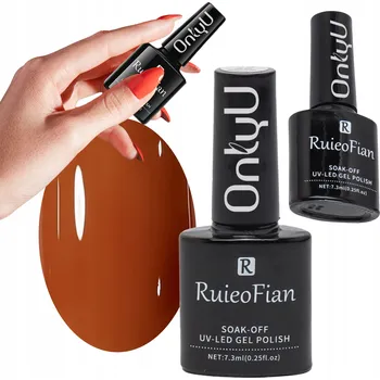 Přípravek na nehty KARAMELOVÝ HYBRIDNÍ LAK NA NEHTY S LESKEM UV LAK OnlyU/L040