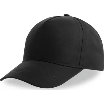Pracovní přilba Atlantis Headwear Kšiltovka Recy Five, 5 panelová, baseballová COT33011600299-black Černá UNI