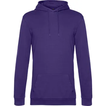 pracovní mikina B&C Mikina B&C Hoodie s kapucí, pánská COT01U03Wu3813-radiant pur 3XL Purpurová radiant