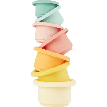 Bieco - Silikonové stohovací kelímky - Tropical Vibes