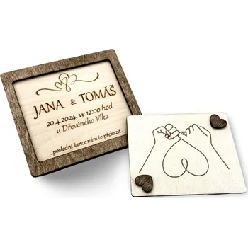 Svatební dekorace GRAVENO Svatební Oznámení