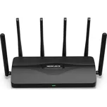 Mercusys MR47BE bezdrátový router 2.5 Gigabit Ethernet Tři pásma (2,4 GHz / 5 GHz / 6 GHz) Černá