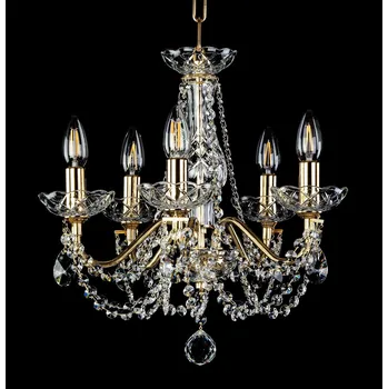 Stínidlo Lustr s kovovými rameny AL262, Varianta Zlatý