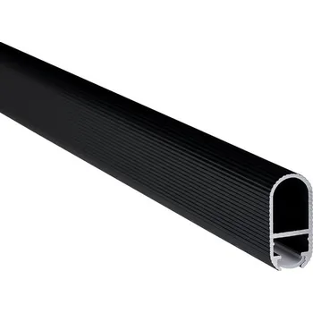 LED páska Ramínkový hliníkový profil ZE, 15x30mm, černá barva, bez difuzoru, 2m