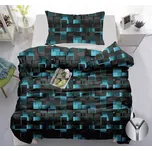 Bavlněné povlečení GRAPHIO tyrkysové Rozměr povlečení: 70 x 90 cm | 140 x 200 cm