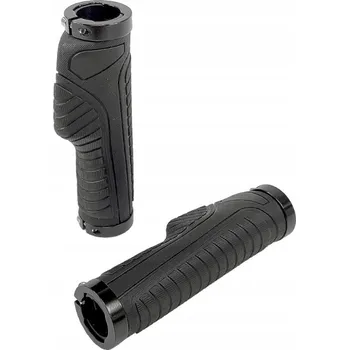 grip ERGONOMICKÉ GRIPY NA ŘÍDÍTKA, 2 OBJÍMKY, DÉLKA 130 mm, ČERNÉ (HL-G312)