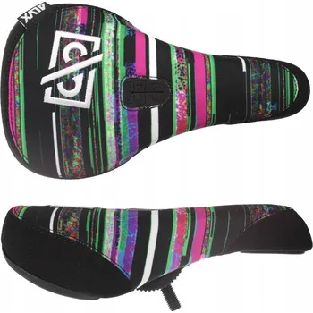 Sedlo na kolo BMX Pivotal sedlo BSD ALVX - VX Glitch vícebarevné