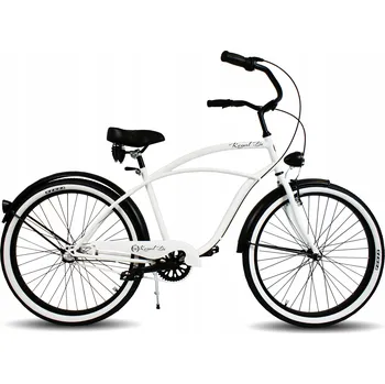 Městské kolo Pánské městské kolo 28" cruiser bílé holandské