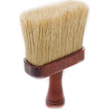 Kosmetický štětec Štětec na krk BŁYSZCZĄCA dřevěný na ometání