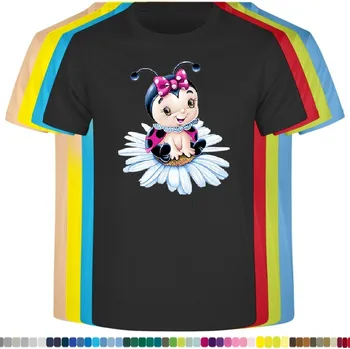 Dívčí tričko detske-levne-bavlnene-tricko-potisk-beruska Barva: Black -černá, velikost: 104