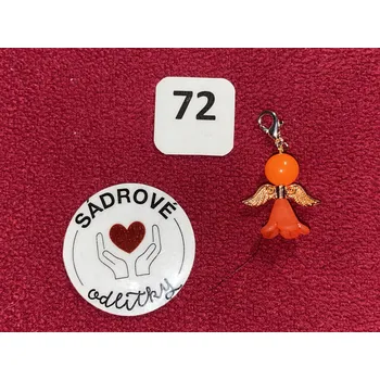 HandMade by VeJa Přívěšek - andílek pro štěstí/ radost č.72