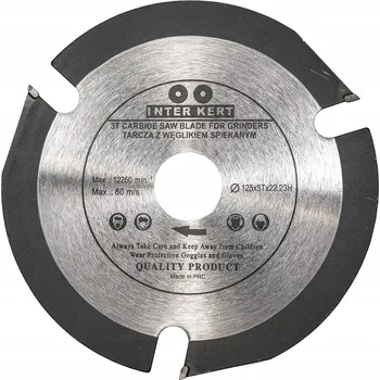 Řezný kotouč Řezací kotouč na dřevo Inter-Kert 125 x 22,2 mm