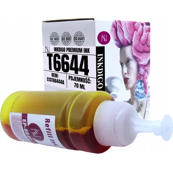 Žlutá inkoustová kazeta Inkdigo pro tiskárny Epson