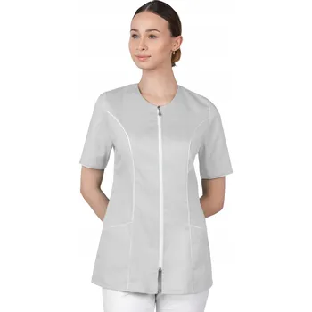 Dámská halenka Dámská pracovní zástěra na zip VÍCEÚČELOVÁ lékařská halenka 173J vel. 44