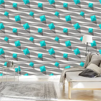 Fototapeta Tapeta Pyramidy na černo-bílém pozadí - 3D efekt 53x1000