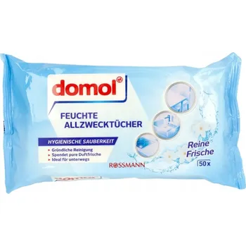 Utěrka DOMOL UNIVERZÁLNÍ VLHČENÉ UBROUSKY - SVĚŽEST