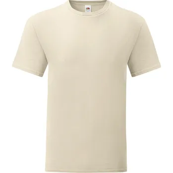 pracovní tričko Fruit of the Loom Tričko Iconic 150 T, krátký rukáv, pánské COT16143010005-natural 2XL Naturální