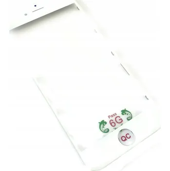 Pouzdro na mobilní telefon Rychlé servisní sklo displeje + rámeček + OCA lepidlo pro iPhone 6, A1549 bílé