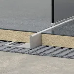 Havos Lišta pro spádovou podlahu B18a, nerez 10 x 1500 mm, pravá, kartáčovaná, B18a/30/10/102/1500