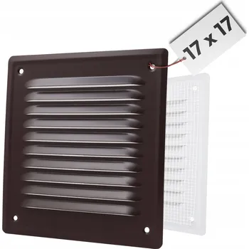 Větrací mřížka Ventilační mřížka Ventilační Sigmet hnědá