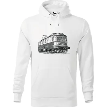 Dámská mikina Mikina - E469 122.049 Uhelka Barva: Bílá (00), Velikost: XXL, Střih: Pánské