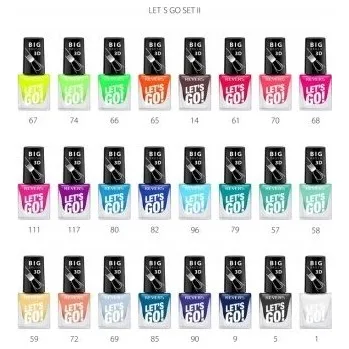 Lak na nehty REVERS Lak na tipy a nehty LET'S GO 68