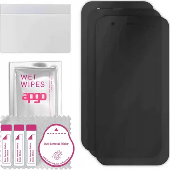 Pouzdro na mobilní telefon 3x Hybridní Sklo s Filtrem Soukromí pro Hammer Professional BS21, PRIVACY