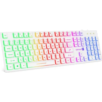 Klávesnice connect IT CKB-5053-CS CZ/SK bílá