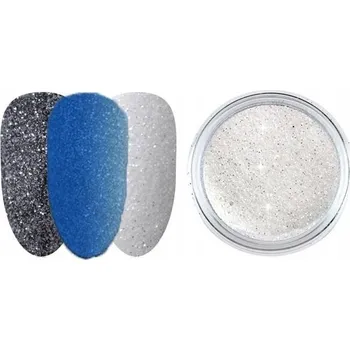 Efekt sněhové vločky bílý white pro zdobení nehtů