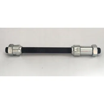 Náboj kola Osa zadního náboje kola 145 mm pro rychloupínák, s kužely a kontramatkami