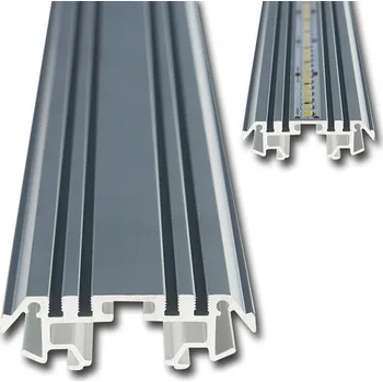 LED páska Závěsný hliníkový profil ZK, průměr 100mm, bez difuzoru, 2,5m