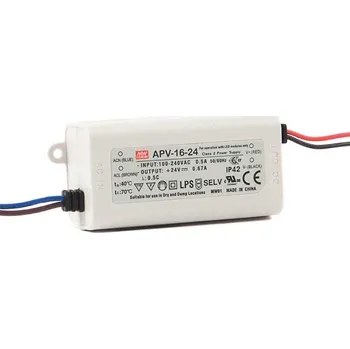 LED osvětlení Zdroj - LED driver Mean Well APV-16-24, 24V DC/16W