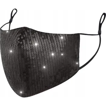 respirátor Černá rouška s filtrem FFP2 N95