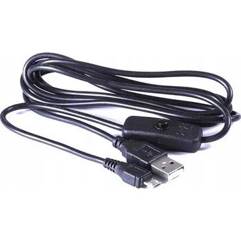 Datový kabel Kabel Solectro USB - microUSB typ B, 1,5 m, černý