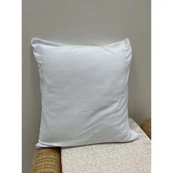 Povlak na dekorativní polštářek B.E.S. - Petrovice, s.r.o. Bavlněný jersey potah na polštářek 40x40 - bílý