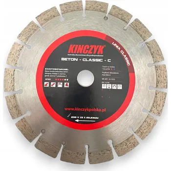 Řezný kotouč Diamantový kotouč Kinczyk Beton Classic C 230 mm
